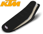KTM Complete Ribbed Seat (All Black)
