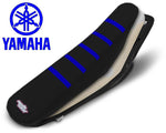 Yamaha Complete Ribbed Seat (Black & Blue 5 Rib)