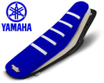 Yamaha Complete Ribbed Seat (Blue & White 5 Rib)